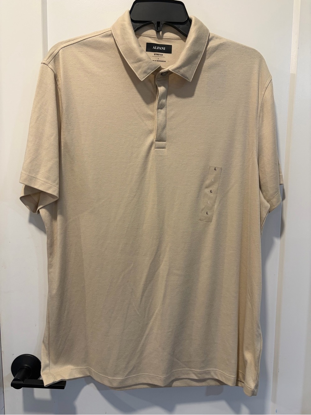 Alfani Men’s Beige Polo Shirt